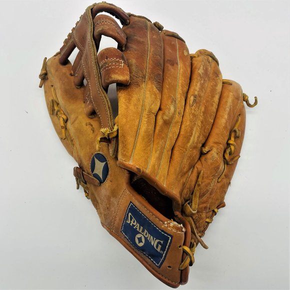 Spalding Brown Top Grain Leather Deep Pocket LHT Baseball Softball Mitt Glove - Picture 6 of 6
